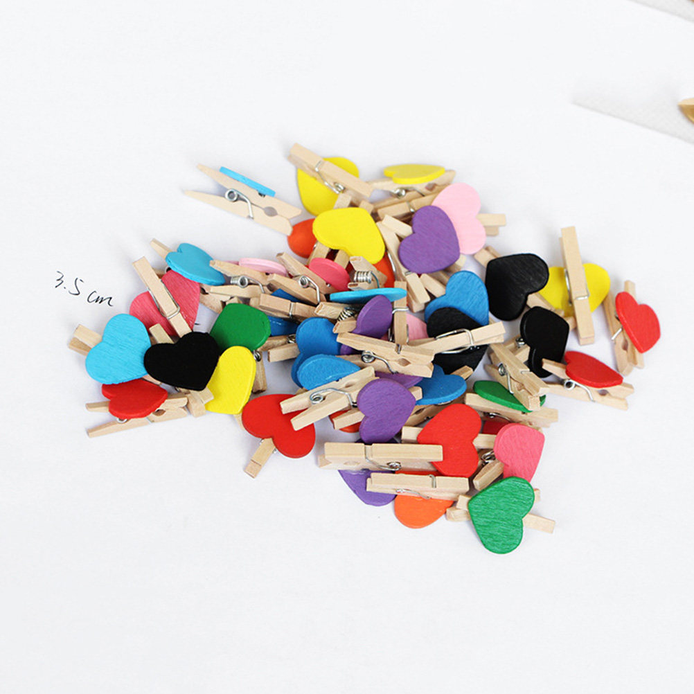 Christmas Craft Embellishment - 50 Peças de Mini Prendedores de