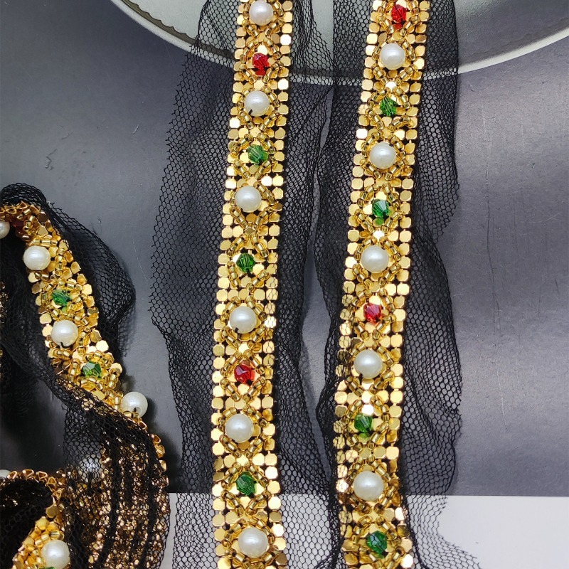 Nova Fita de Renda Artesanal c - Lace Ribbon Trim avaliação e preço